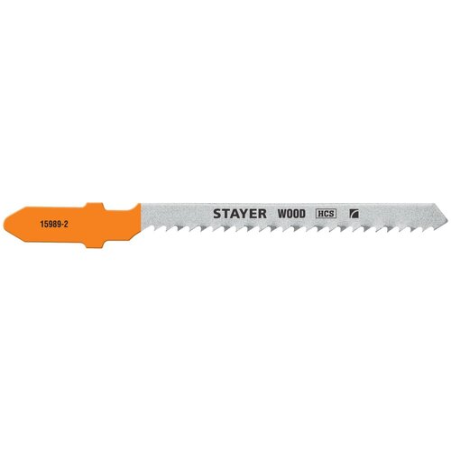 STAYER T119BO, полотна для эл/лобзика, HCS, по дереву, ДСП, 