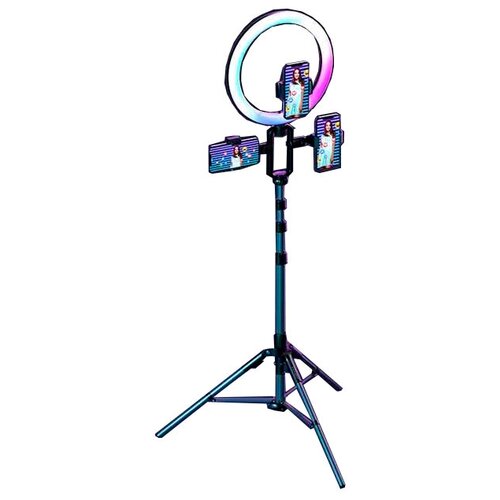 Кольцевая лампа Momax Stand with light kit (fill RGB light) 