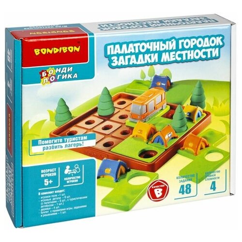 Игра логическая Bondibon палаточный городок ВВ5077