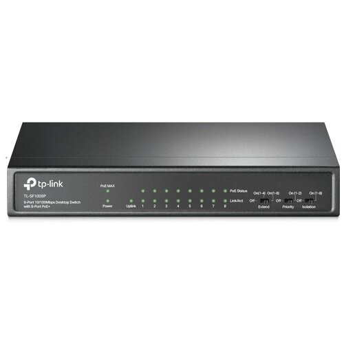 Коммутатор TP-Link TL-SF1009P 9x100Mb 8PoE 65W