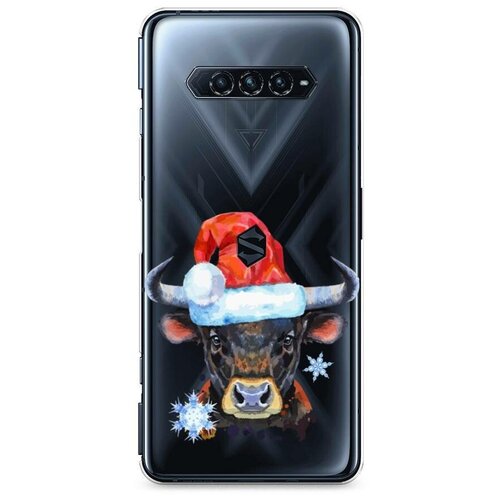 Силиконовый чехол Happy Moo Year на Xiaomi Black Shark 4 /