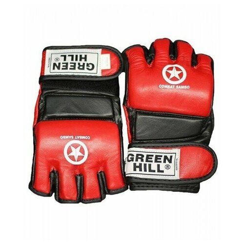 Перчатки Green Hill MMA Combat Sambo MMR-0027 красные р.S