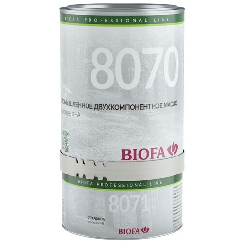 BIOFA 8070/8071 промышленное двухкомпонентное масло (0,375 л