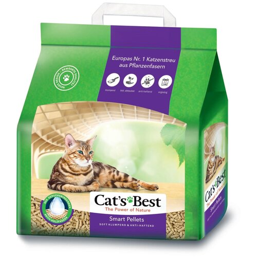 Наполнитель Cats Best Smart Pellets, древесный, комкующийся