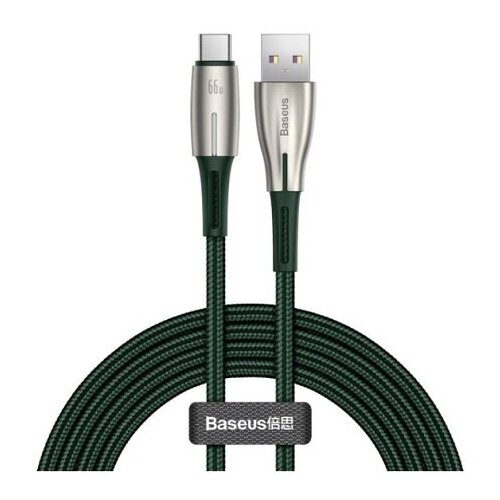 Кабель Baseus Water Drop-shaped Lamp SuperCharge Cable USB -