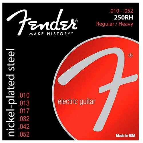 FENDER STRINGS NEW SUPER 250RH NPS BALL END 10-52, струны дл