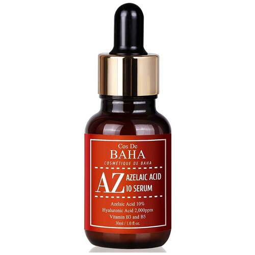 COS DE BAHA AZ Azelaic Acid 10 Serum сыворотка для лица с азелаиновой кислотой,