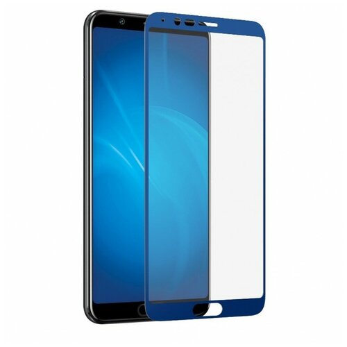 Закаленное стекло DF для Honor View 10 Full Screen 3D Blue h