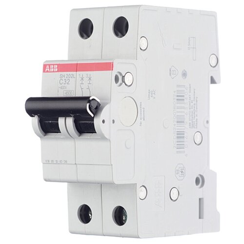 Автоматический выключатель ABB 2P SH202L C32 (5шт) (арт. 2CD