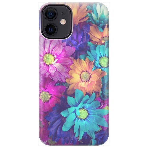 Ультратонкий силиконовый чехол-накладка для Apple iPhone 12 Mini с принтом