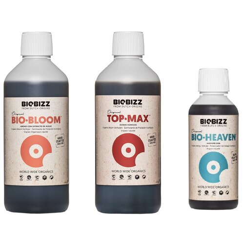 Комплект удобрений Biobizz (Bio-Bloom 0,5л + Top-Max 0,5л + 