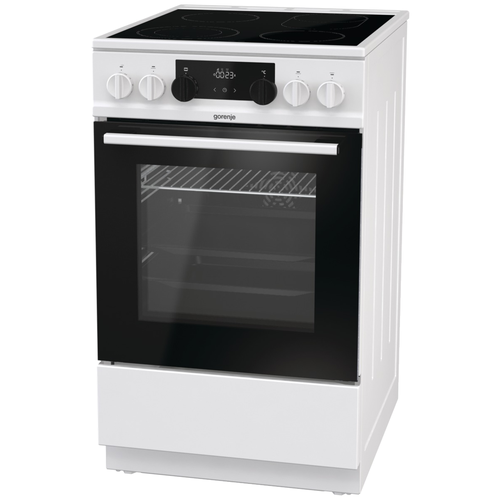  Электрическая плита GORENJE ECS5350WA, стеклокерамика, без к