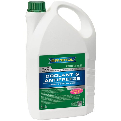 Антифриз RAVENOL Hybrid Japanese Coolant Kuhlerschutz Konzentrat 5