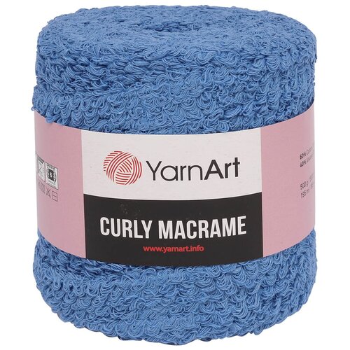 Пряжа YarnArt Curly Macrame, 60 % хлопок, 40 % вискоза, 500 г, 195 м, 2 шт.,