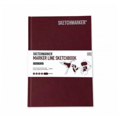 Скетчбук SKETCHMARKER MARKER & GRAPHIC LINE 180г/м.кв 163х16