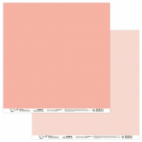  Бумага для скрапбукинга Mr.Painter 190 г/м2, 30,5*30,5 см, 1