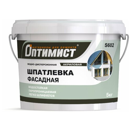   Яндекс Маркет Шпатлевка S602 оптимист фасадная 5кг