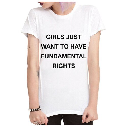 Футболка Design Heroes Girls Just Want to Fundamental Rights