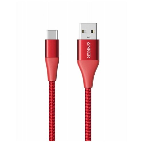 Кабель ANKER PowerLine + II USB A to USB C 3ft Red