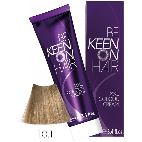 KEEN Be Keen on Hair крем-краска для волос XXL Colour Cream, 10.1 ultrahellblond asch, 100