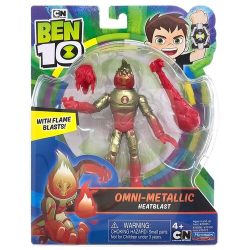 Фигурка Ben10 Человек огонь Маталлик 76173