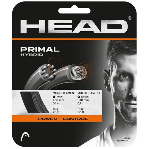 Теннисная струна HEAD Primal Hybrid 1.30/1.30 281017