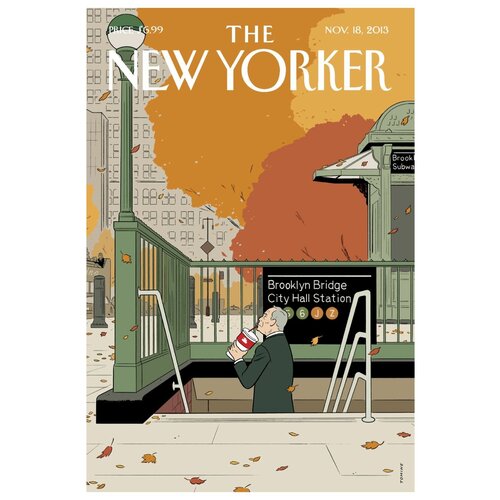 Постер / Плакат / Картина на холсте Обложки New Yorker – Муж