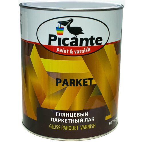 Лак Picante Parket глянцевый полиуретановый бесцветный 0.75 