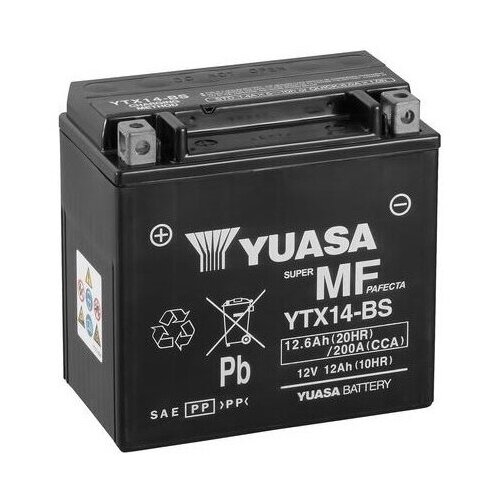 YUASA YTX14-BS Аккумуляторная батарея Maintenance Free [12V 