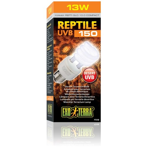 Освещение Лампа лампа ультрафиолетовая Exo Terra Reptile UVB150 (Repti Glo 10.0 Compact)