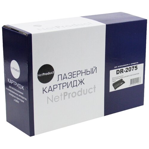 Фотобарбан (Драм-юнит) NetProduct DR-2075 для Brother, черны