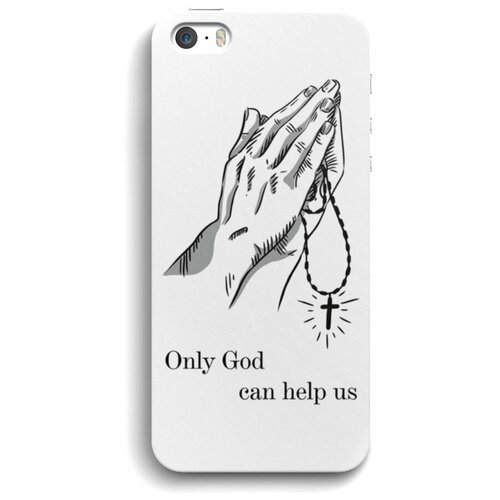 Чехол для iPhone 5/5S/SE Only God can help us