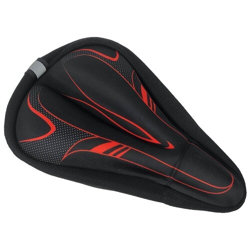 Накладка гелевая на седло Vinca Sport XD 05 black/red