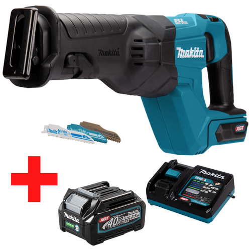  Пила сабельная аккумуляторная MAKITA XGT JR001GZ+ BL4025 2,5