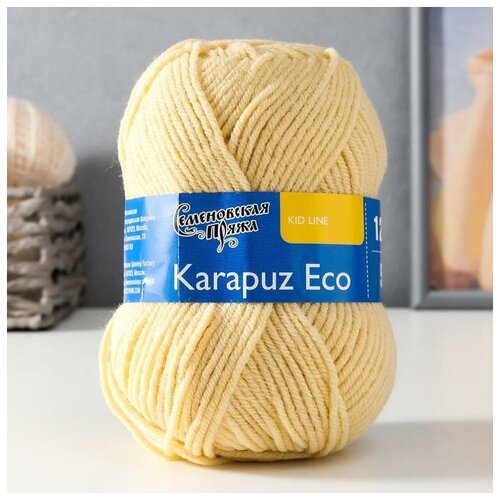 Пряжа Karapuz Eco (КарапузЭко) 90% акрил, 10% капрон 125м/50