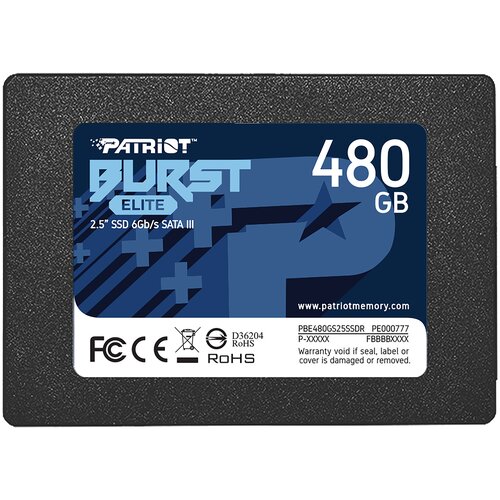 Твердотельный накопитель Patriot Memory Burst Elite 480 ГБ SATA