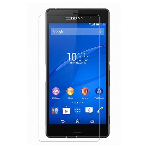 Защитное стекло 2.5D для Sony Xperia Z3 (прозрачное, на плос