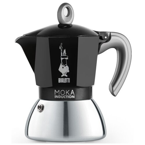 Гейзерная кофеварка Bialetti New Moka Induction 0006934/NP, 0006944/NP, 150 мл,