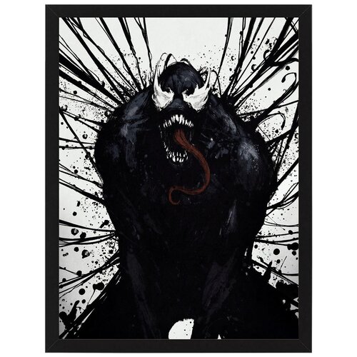 Постер в рамке Venom, 32 х 42 см