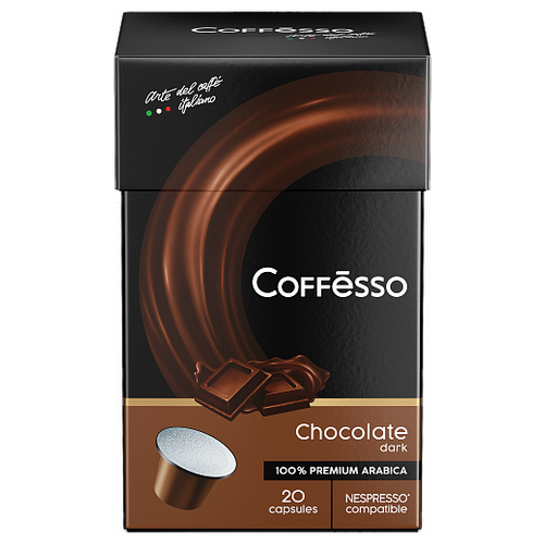 Капсулы для кофемашин  Яндекс Маркет Кофе в капсулах COFFESSO Dark Chocolate (10 шт по 5 г) 50 