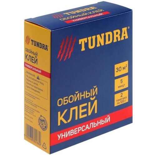 Клей для обоев Клей обойный TUNDRA, универсальный, коробка, 200 г TUNDRA 38