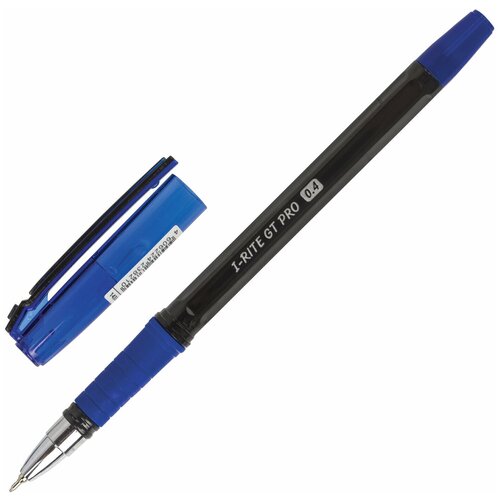 Ручка шариковая масляная с грипом BRAUBERG i-Rite GT PRO, 
