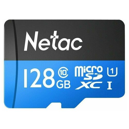 Netac карта памяти P500 Standard 128ГБ MicroSDHC Memory Card U1 up to 80MB/s