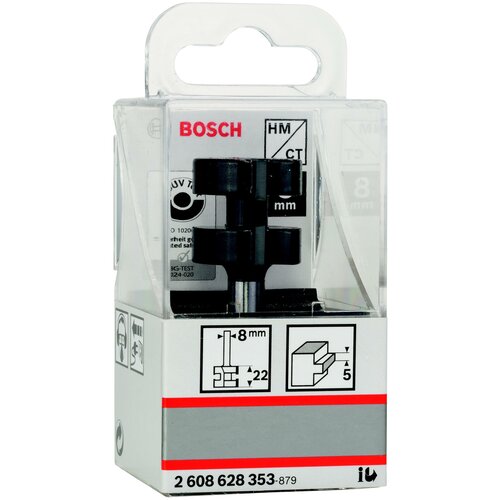 Фреза гребневая BOSCH Std S8/D25/L5