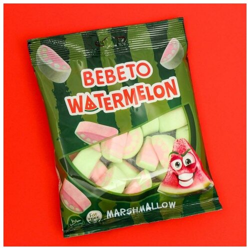 Суфле маршмеллоу, BEBETO WATERMELON, 60 г