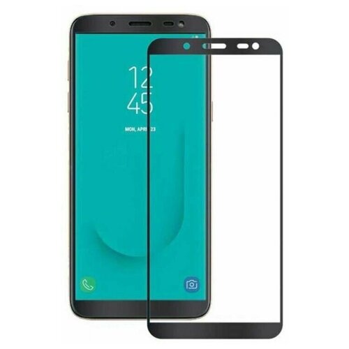 Защитное стекло 5D Glass Pro для Samsung Galaxy J8 черное