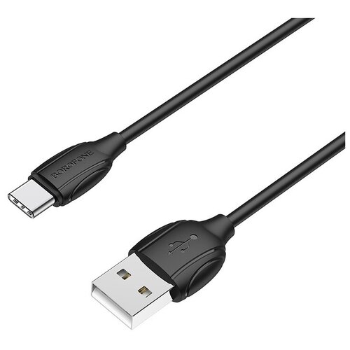 Кабель Borofone USB - USB Type-C (BX19), длина 1 м, 1 шт., черный