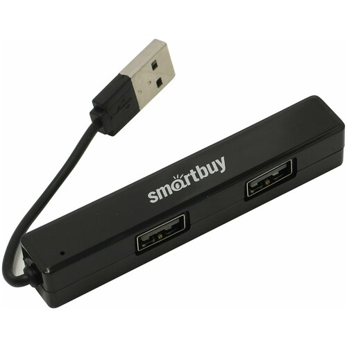 USB 2.0 Хаб Smartbuy 408, 4 порта, черный