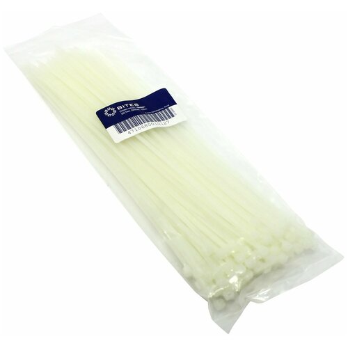 Стяжки нейлоновые (хомуты) 2.5мм x 200мм (100шт.) White <> .