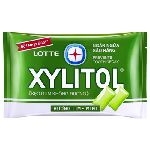 Жевательная резинка Xylitol со вкусом лайма и мяты, 11,6
